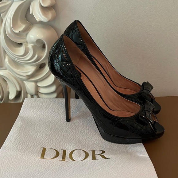 Dior Shoes - DIOR patent leather pumps, size 41 with 5” heel